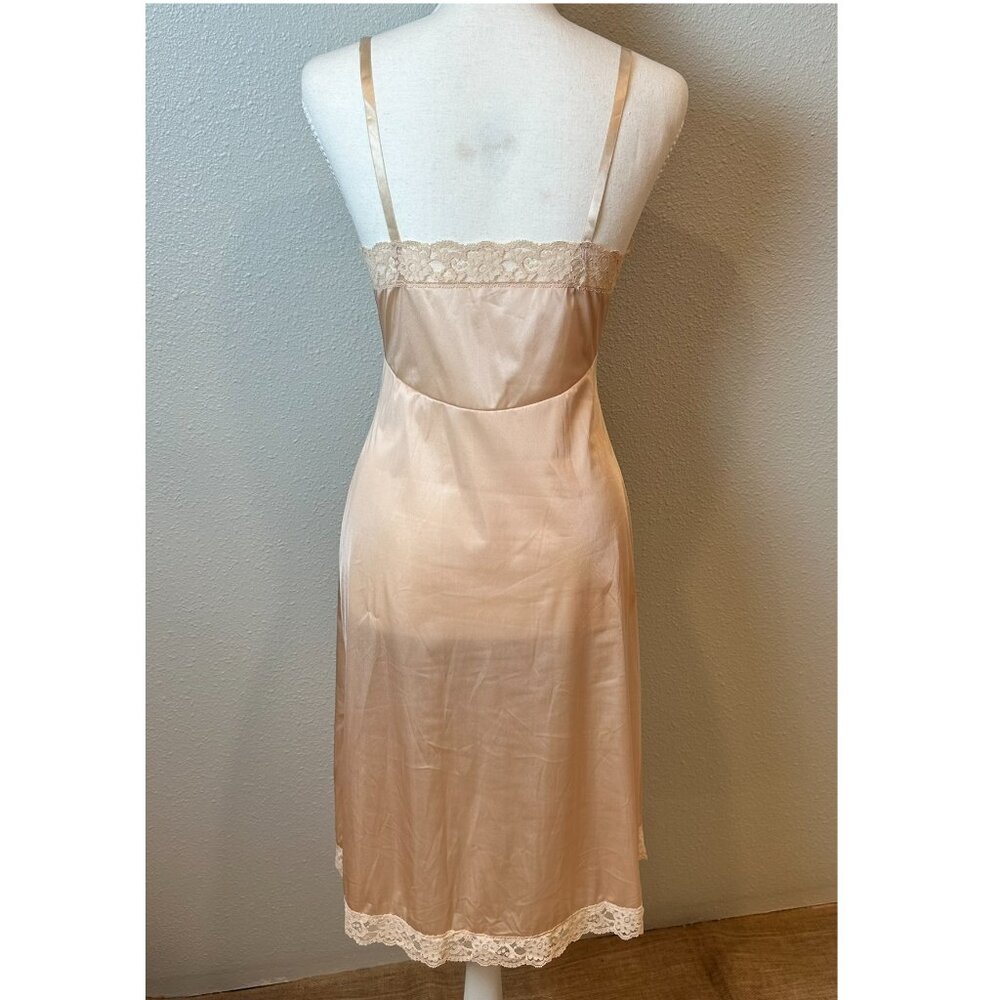 ✨ NWT Vintage Vassarette "Underneath-It-All" Lace Slip ✨ 32F / 32DDD / S - Picture 3 of 14